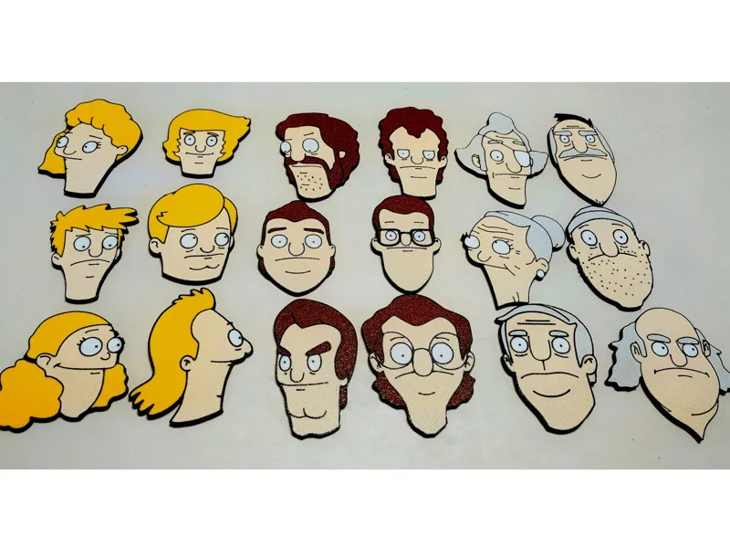 18 Bob's Burger Fridge Magnets ( AMS )