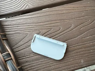 Outlet box covers with holes