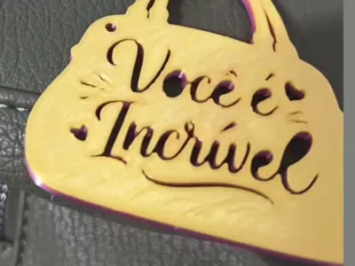 Women's Day Bag Keychain