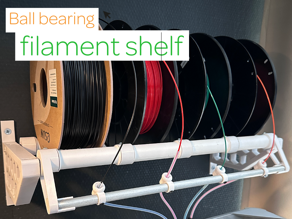 Filament Regal mit 608zz Kugellager | Spool Holder