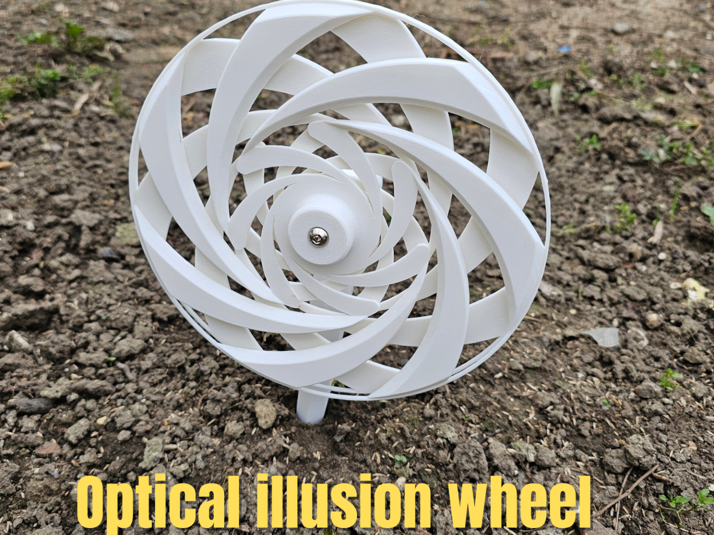 Roue à illusion d'optique