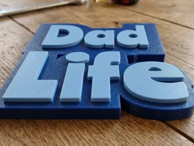 Dad Life Bogg Bag Charm