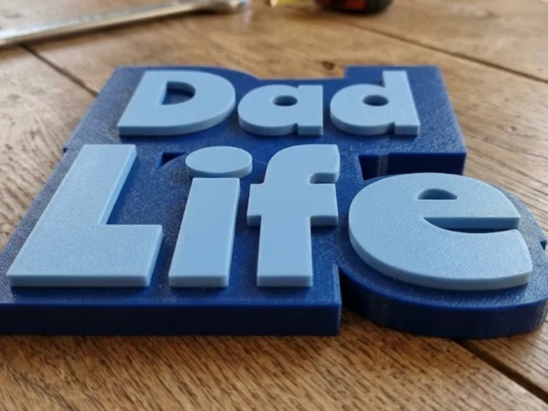 Dad Life Bogg Bag Charm
