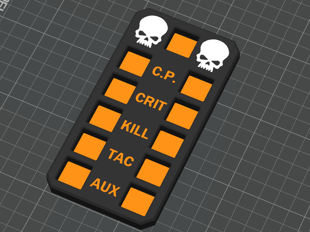 Miniatura 1 do modelo 3D Kill Team Score Tracker [vert]