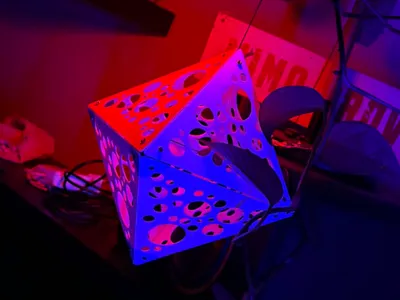 Octahedron Psy Decoration