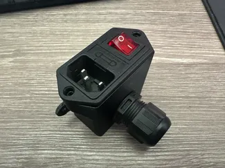 Housing for C13 Main socket w rocker switch