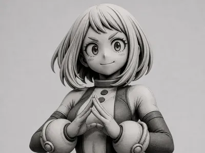 Ochaco Uraraka Bust - Zero Gravity Manga Edition