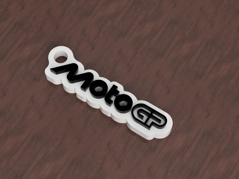 llavero del logo de moto gp