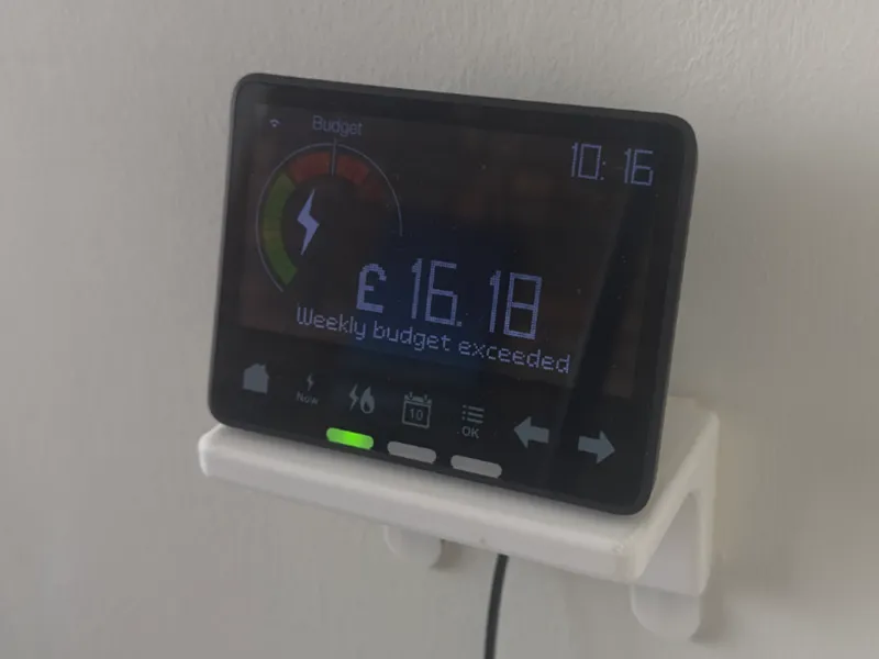 Smart-Meter Display Shelf (110 × 60 × 50 mm)