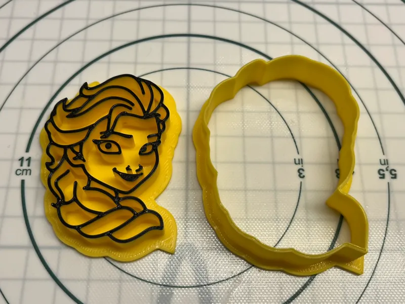 Elsa cookie cutter