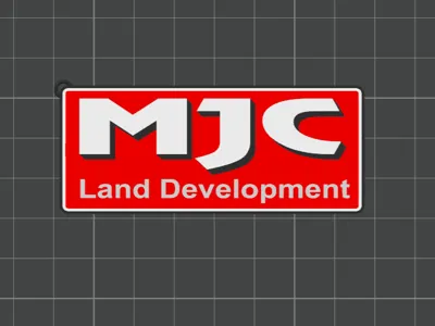 MJC key chain square end