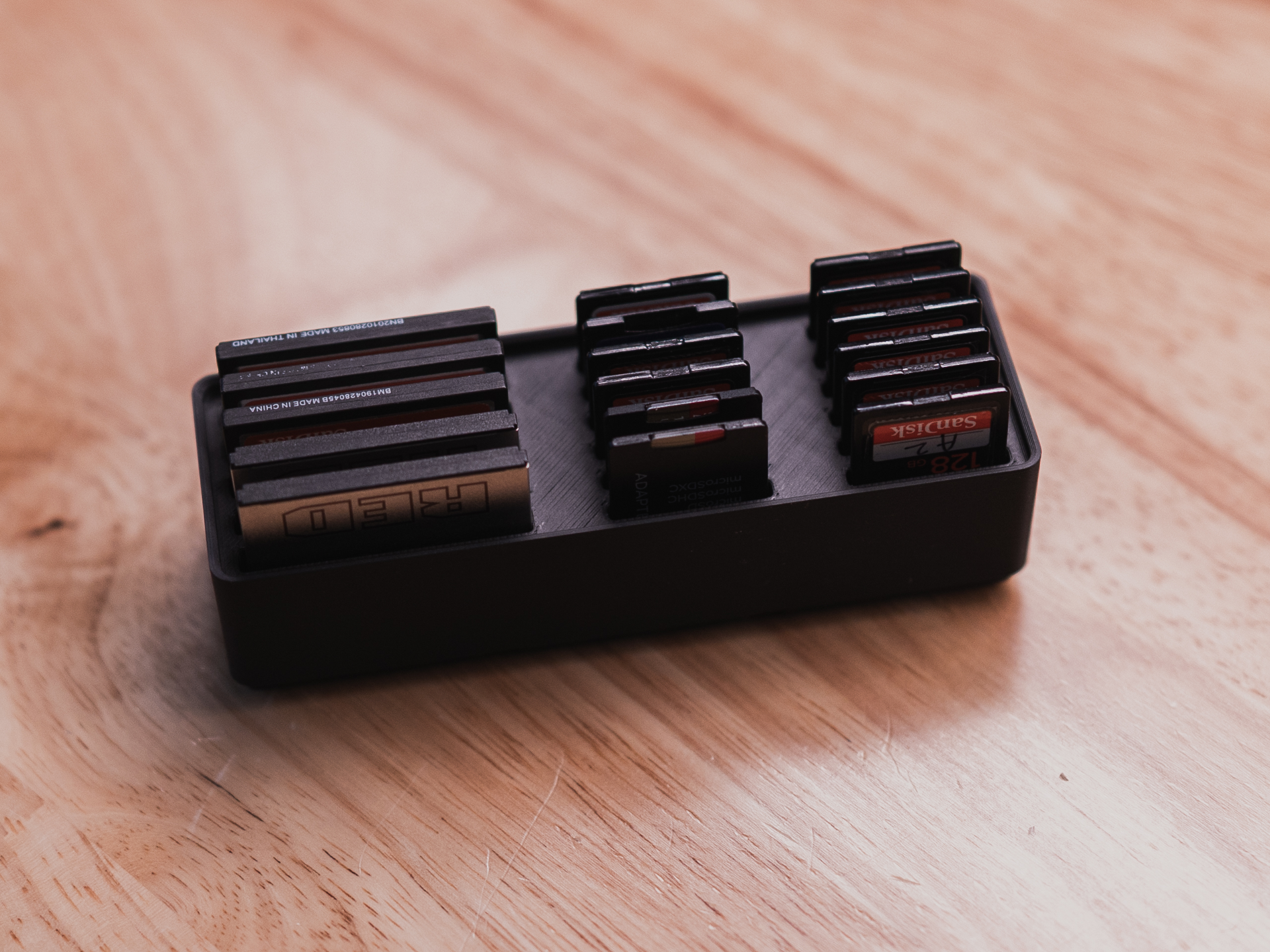 Gridfinity Card Holder SD / CFast / CF Express