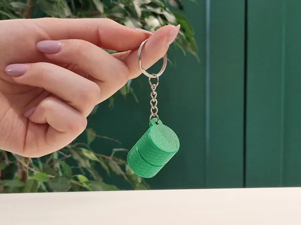 Porte-clés petit bocal