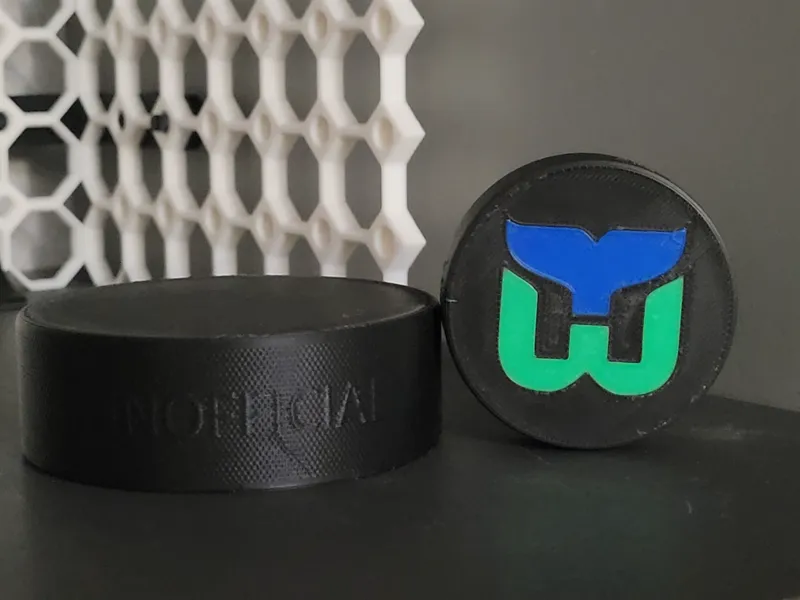 Custom Hockey / Knee Hockey Puck from SVG