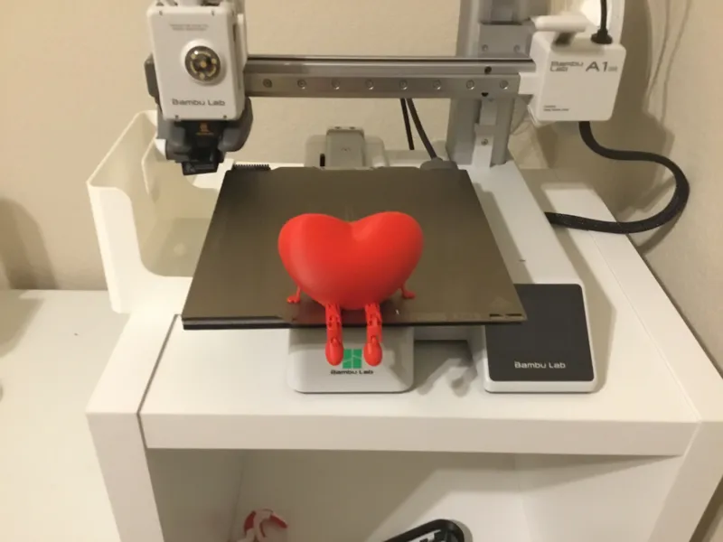 Heart with legs