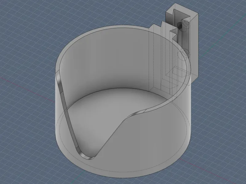 Desk cup holder