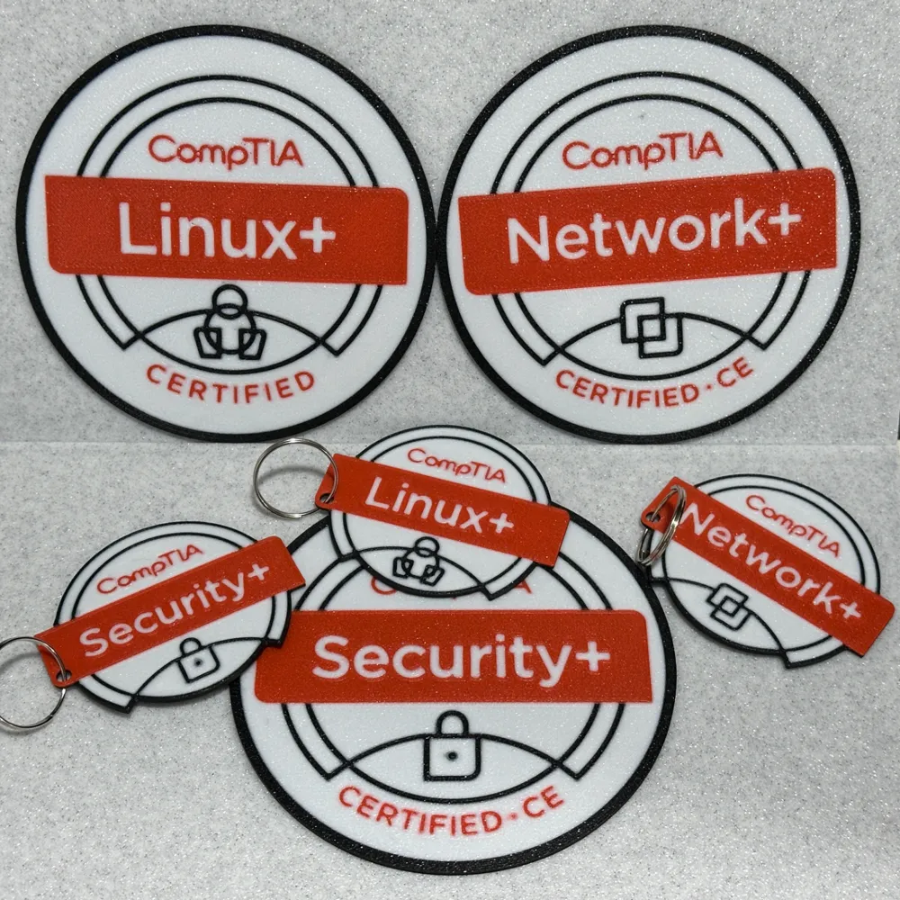 Comptia Linux+ Keychain - Linux Plus by A1 Graphix - MakerWorld