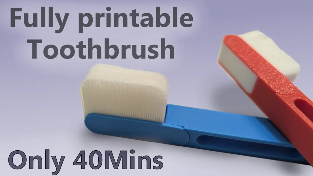 Fully Printable Toothbrush - Free 3D Print Model - MakerWorld