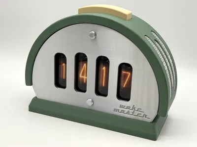 Fallout Wakemaster Nixie Clock Smartphone Dock