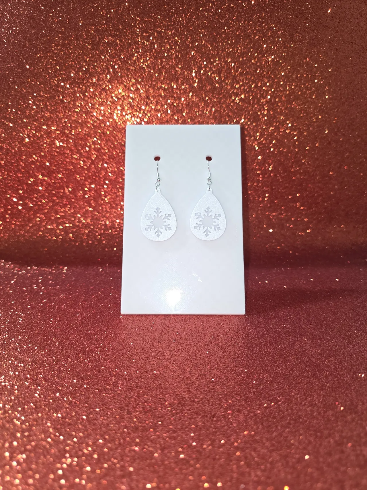Drop Snow earrings view 2