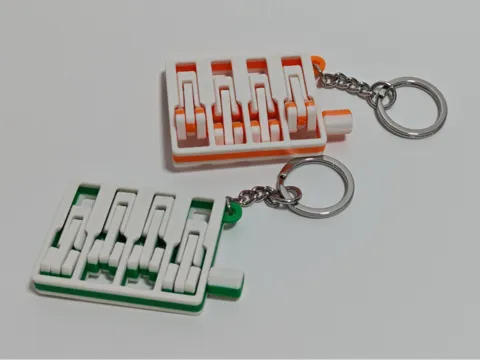 可动引擎钥匙扣 Articulated Engine Keychain