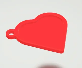 Heart Keychain with Photo–Perfect Valentine’s Gift