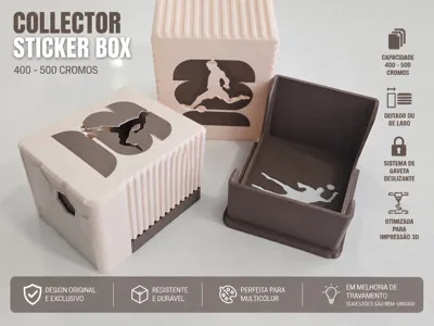 Sticker Box | up to 500 |Print Fast| Uso Comercial