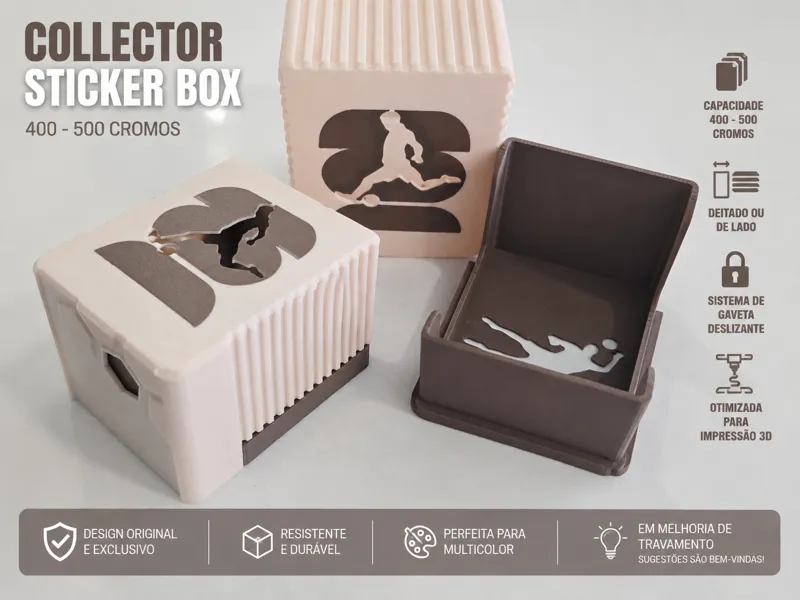 Sticker Box | up to 500 |Print Fast| Uso Comercial