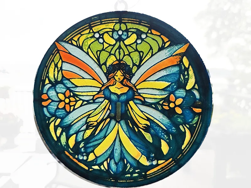 Stained-glass Styled Fairie 