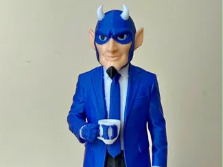 BLUE DEVIL MASCOT 