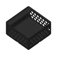 Bac Gridfinity 2x2 à parois hexagonales — photo 3