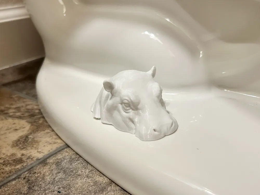 Modelo para impresión 3D: Potty Pal - Hippo. Referencia del modelo original.