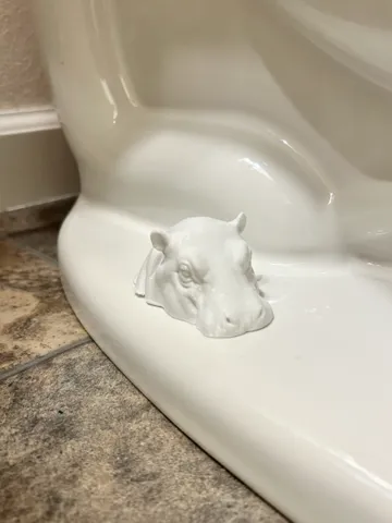 Modelo para impresión 3D: Potty Pal - Hippo — vista de referencia 2
