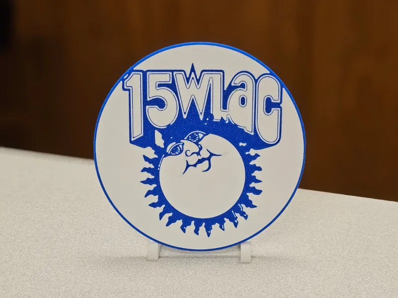 WLAC Nashville Radio Station Logo Coaster