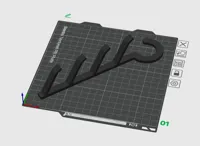 Hat Hook A1 Mini - 0.2mm layer, 4 walls, 15% infill