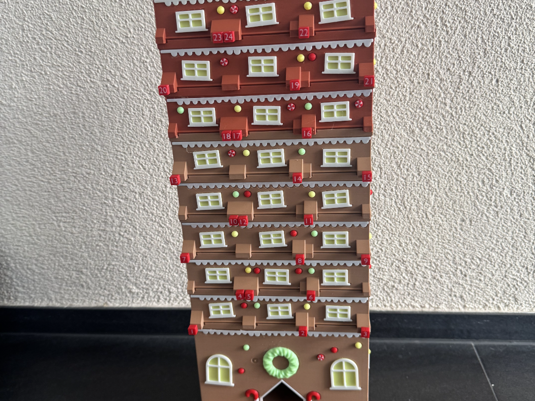 Adventskalender mit Falltüren - Lebkuchenhaus - 1
