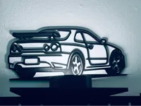 Silhouette murale Nissan Skyline GT-R R34 — photo 1