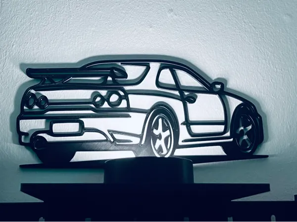 Silhouette murale Nissan Skyline GT-R R34