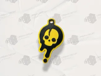 slimy skull keychain