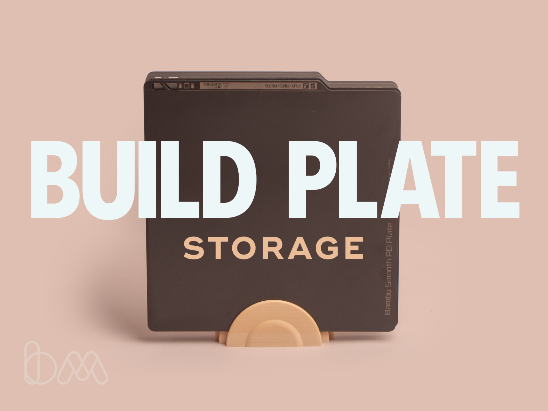 Build plate storage rack