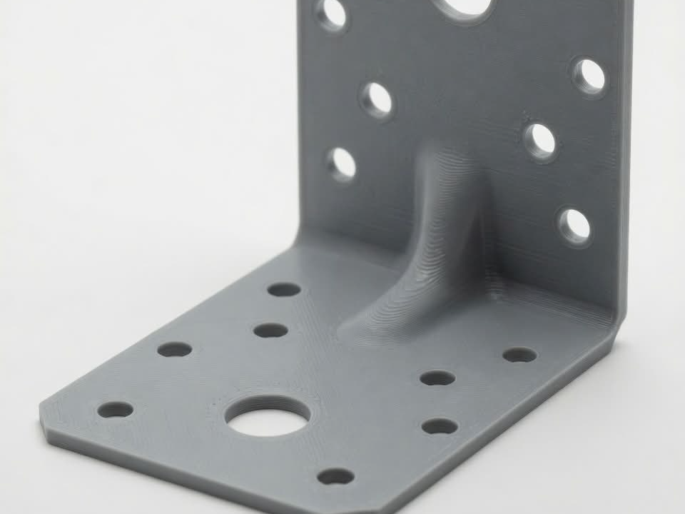 Verstärkter 3D-gedruckter Heavy Duty Winkelhalter