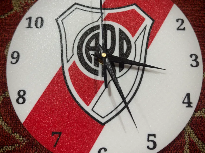 Reloj de River diseño original, 22cm de diametro !