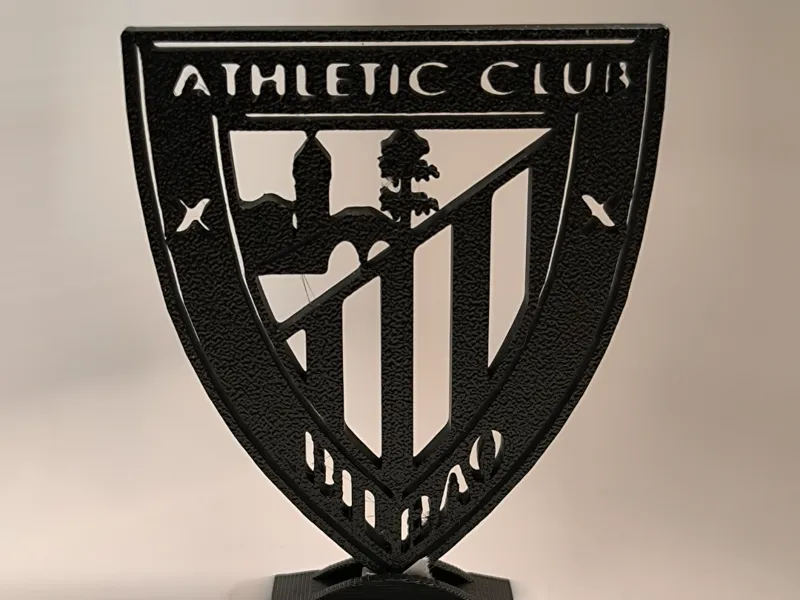 ESCUDO ATHLETIC CLUB BILBAO MONOCROMO