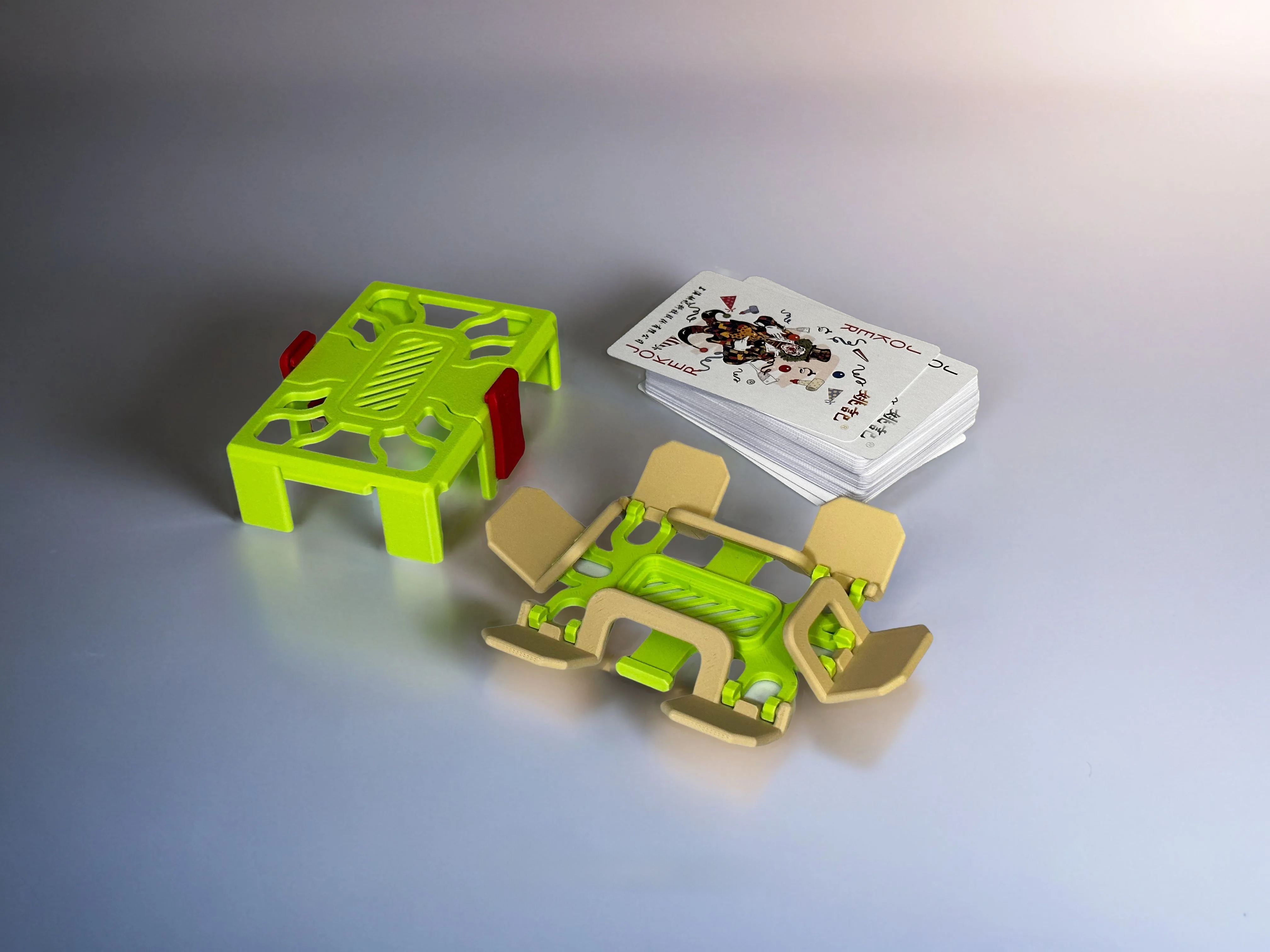 Miniatura 1 do modelo 3D G-BOX 扑克牌收纳盒 自动规整 多层堆叠