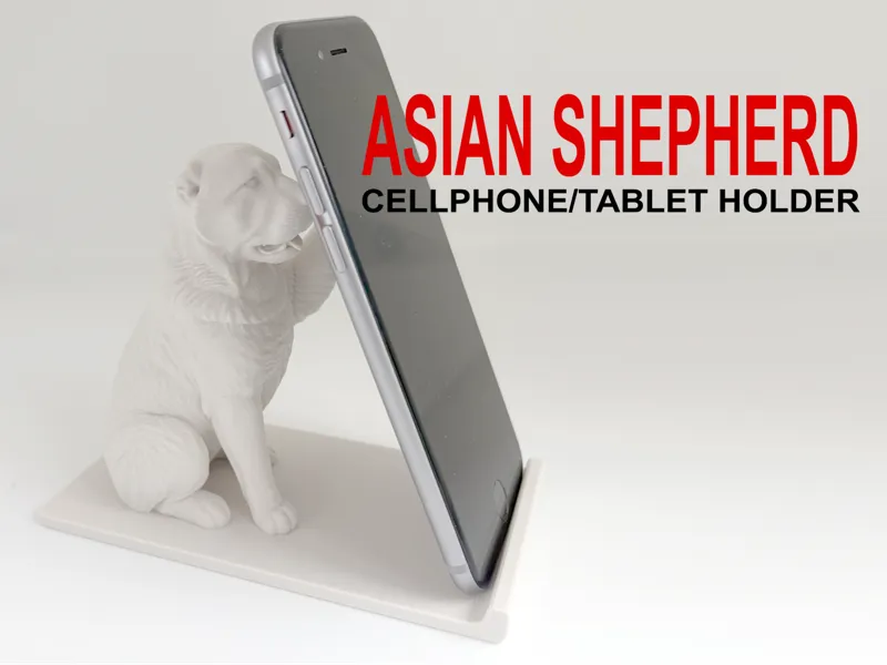 Alabias Asian Shepherd Cellphone/Tablet Holder