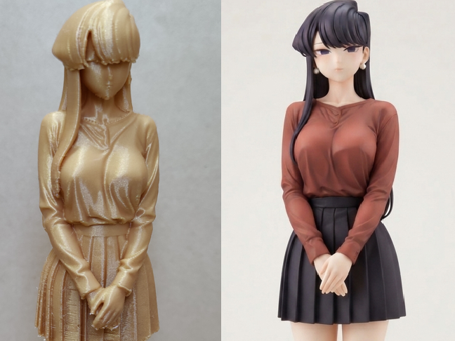Komi fanart 3D model
