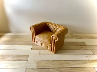 Chesterfield armchair 1/12 scale