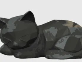 A cat statue