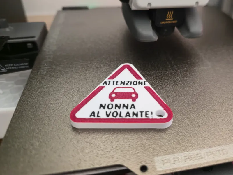portachiavi "Nonna al volante"