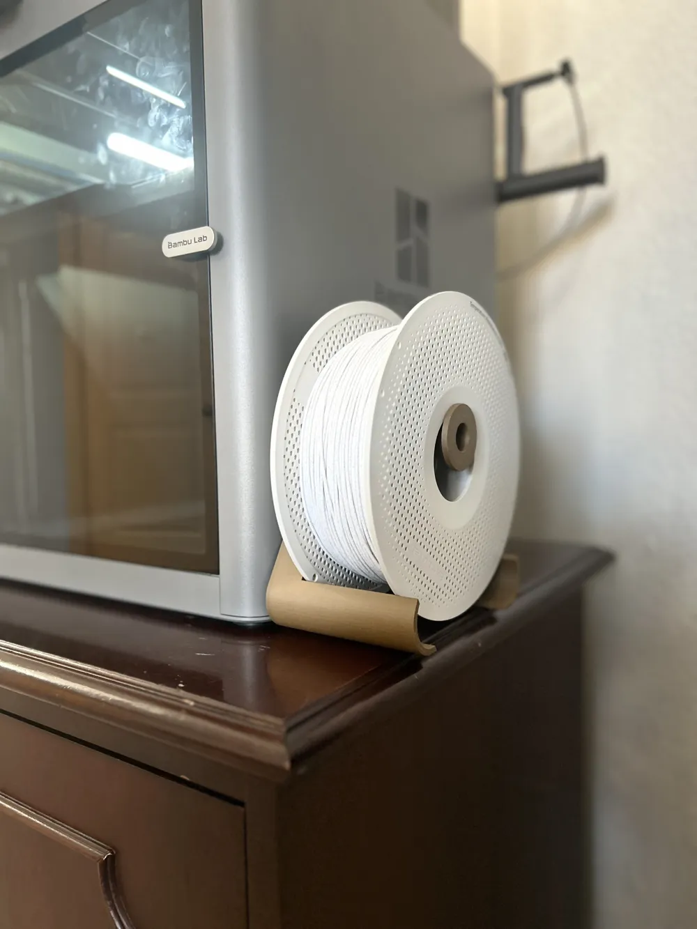 Modern External Filament Spool Holder - Free 3D Print Model - MakerWorld